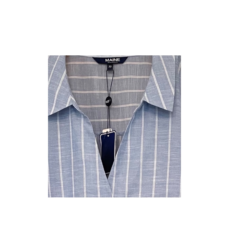 Maine Women’s Blue Striped Shirt