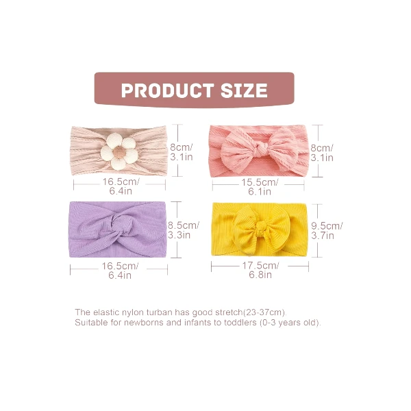 Uwiyo Baby Headbands for Girls