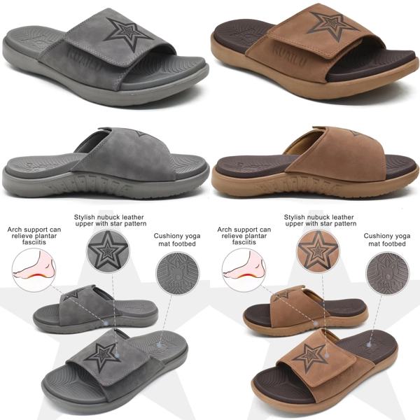 KuaiLu Men's Orthotic Slides