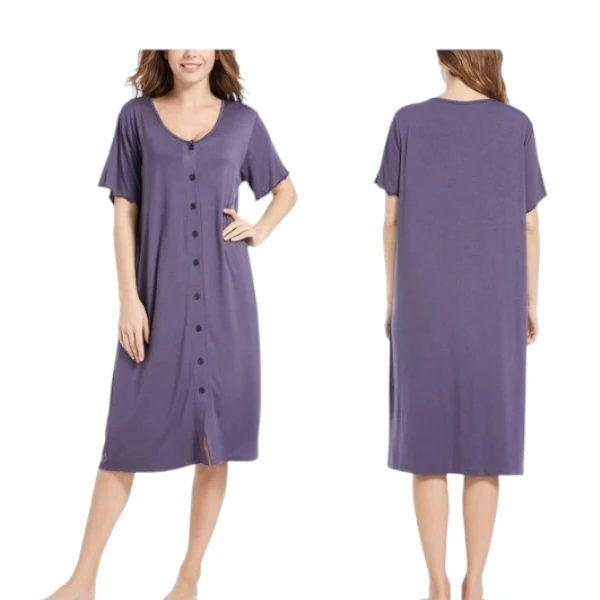 Women's Short Sleeve Nightdress