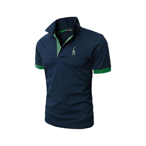 Kunjlelp Men's Short Sleeve Polo Shirt