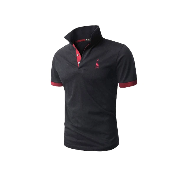 Kunjlelp Men's Short Sleeve Polo Shirt