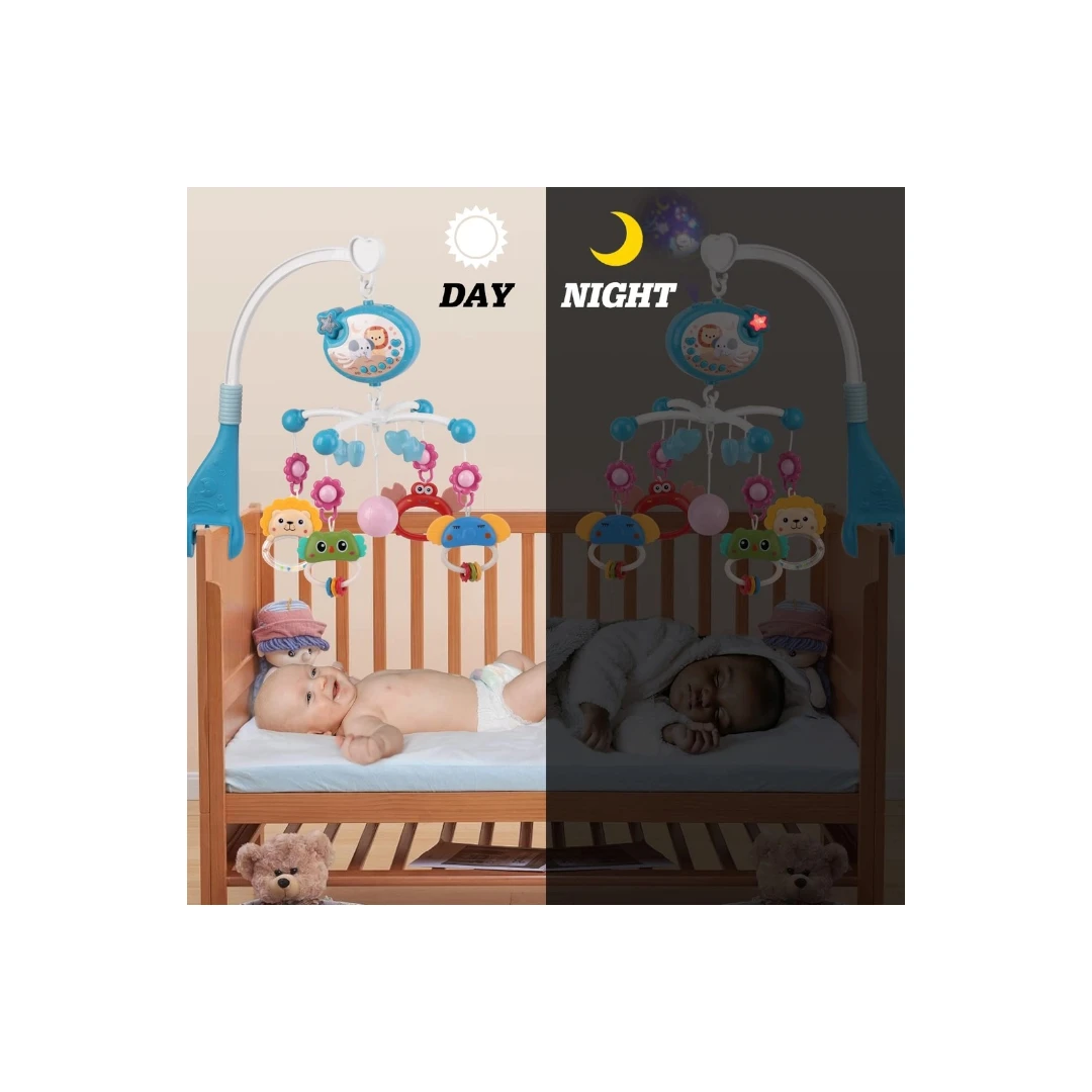 Amybenton Cot Mobile for Baby with Music and Projection