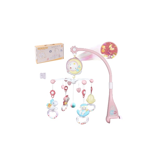 Amybenton Cot Mobile for Baby with Music and Projection
