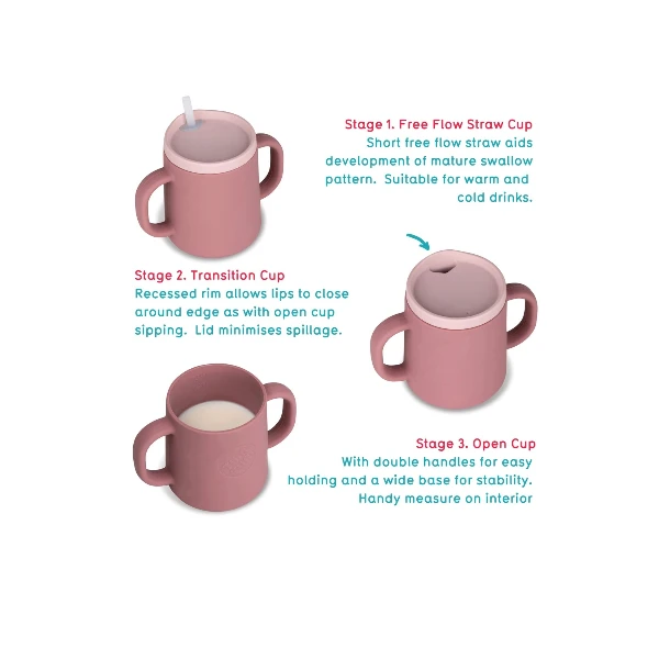 TUM TUM 3 Way Silicone Baby Training Cup