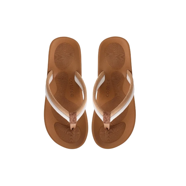 COFACE Women's Flip Flops with Arch Support 