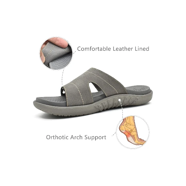 KuaiLu Women's Fashion Orthotic Sliders 