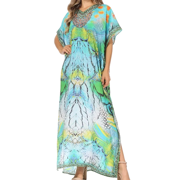 Sakkas Vicky Women's Casual Maxi Dress -Petite OS