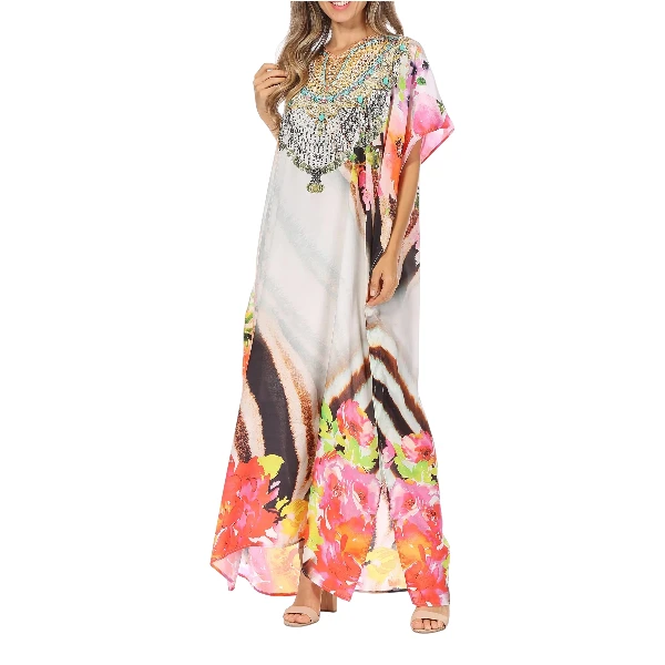 Sakkas Vicky Women's Casual Maxi Dress -Petite OS