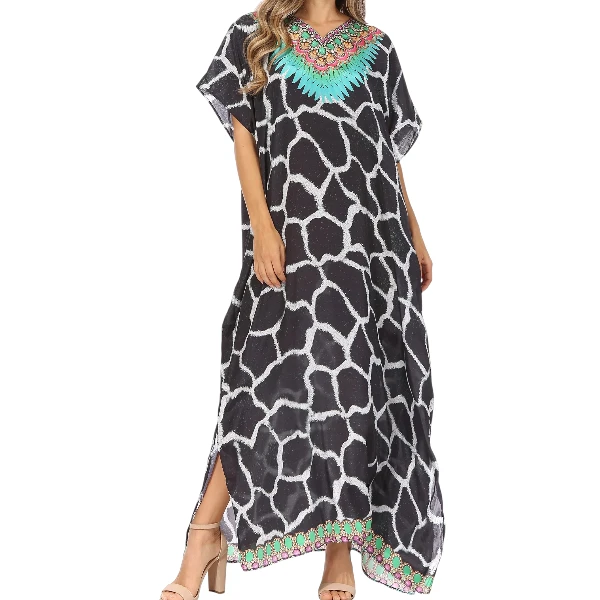 Sakkas Vicky Women's Casual Maxi Dress -Petite OS