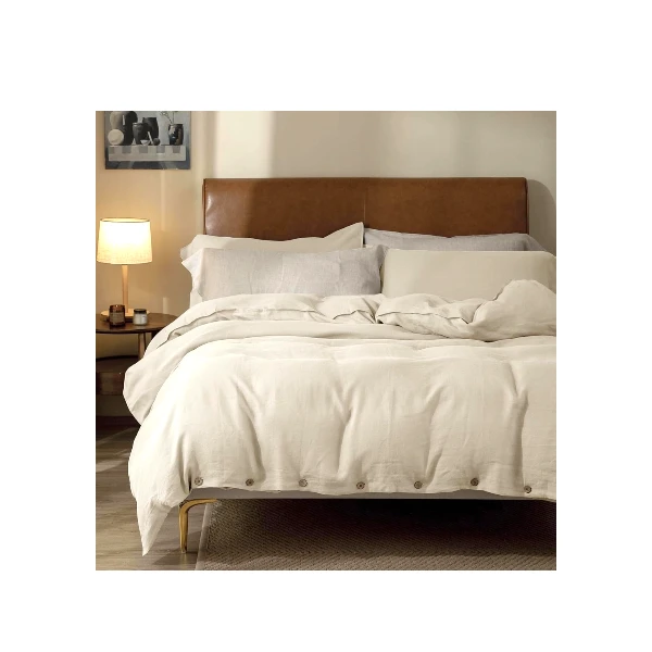 Chuffed Linen Duvet Cover King