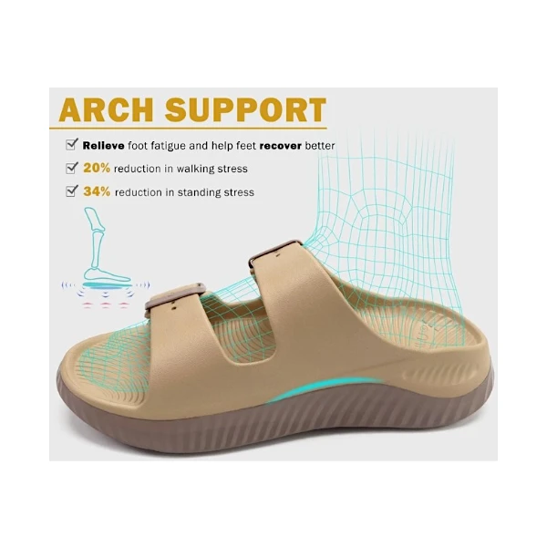 Kuailu Women's Recovery Sandals