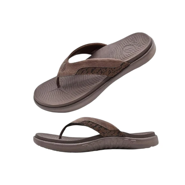 Oncai Men's Orthotic Flip Flops 