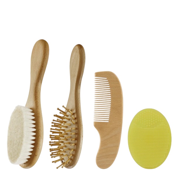 Lxluoo Baby Hair Brush and Comb Set
