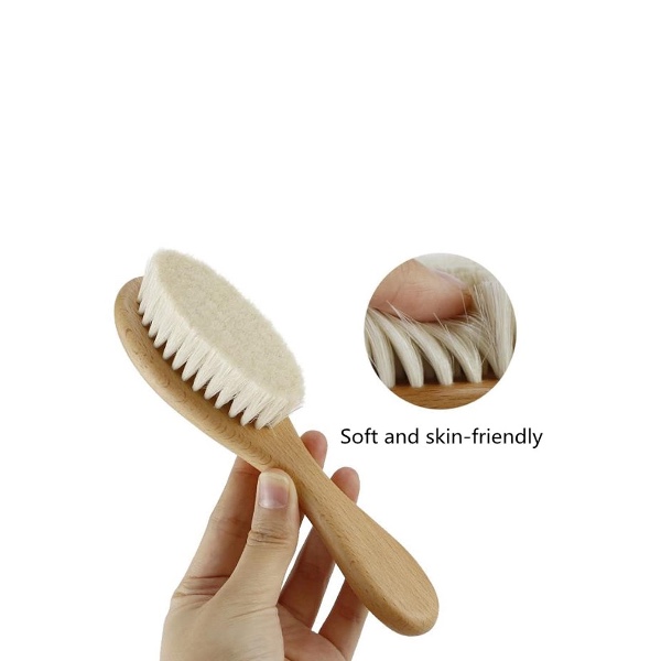 Lxluoo Baby Hair Brush and Comb Set