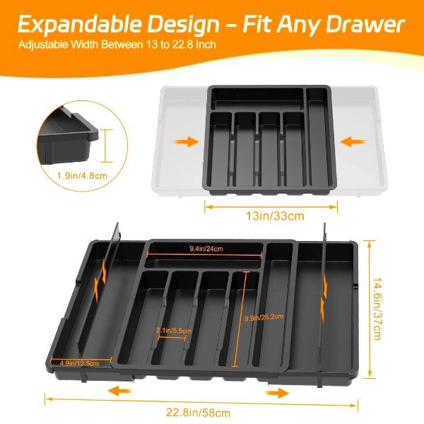 iDavosic.ly Cutlery Drawer Organiser