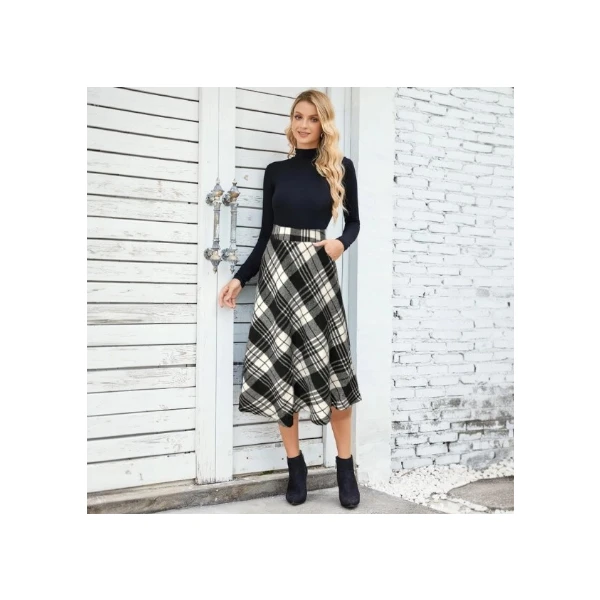 JayscreateEU Women's Midi Skirt 