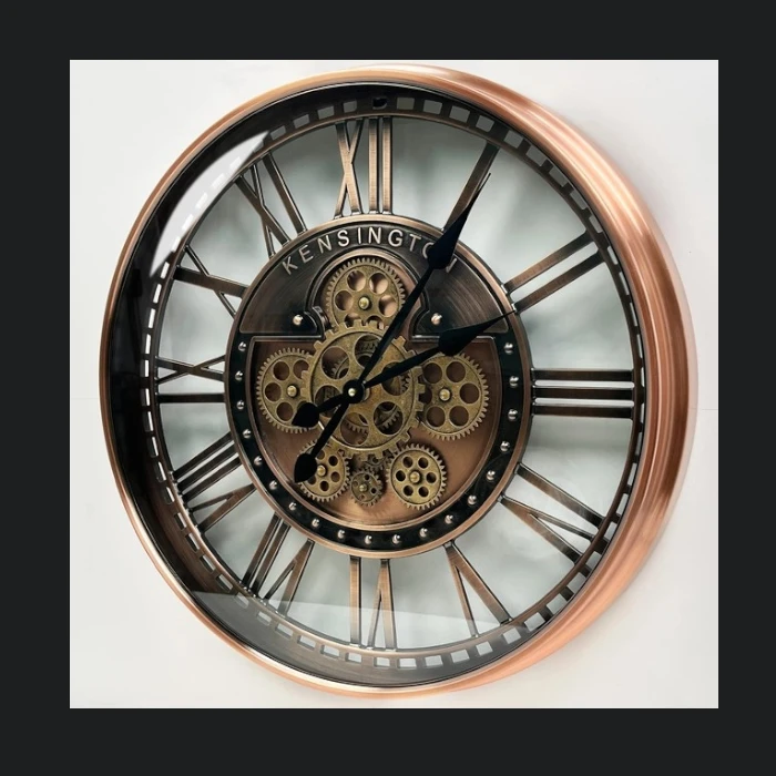 Dorboker Real Moving Gears Wall Clock 