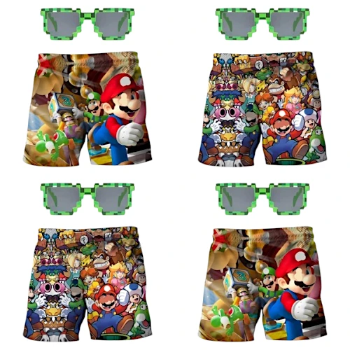 Blisscok Boys Cartoon Shorts 2pcs Set 