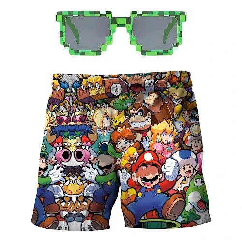 Blisscok Boys Cartoon Shorts 2pcs Set 