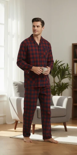 Men's Pyjama Set Soft Flannel