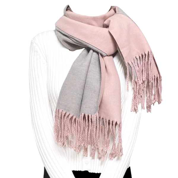 ehsbuy Cashmere Scarfs For Women Soft Pashmina Shawls And Wraps Reversible 