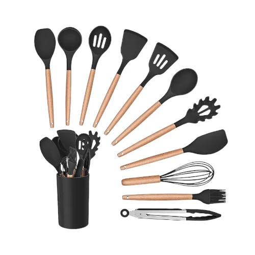 Herogo 12 Piece Silicone Utensil Set With Holder