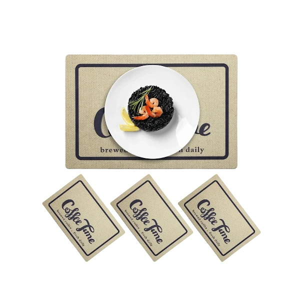 Coffee Time Placemat 4 Pcs Set