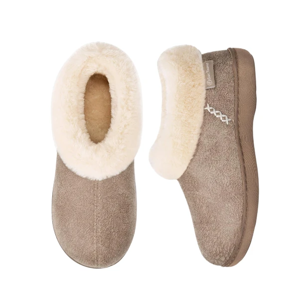 EverFoams Ladies' Micro Suede Memory Foam Slippers