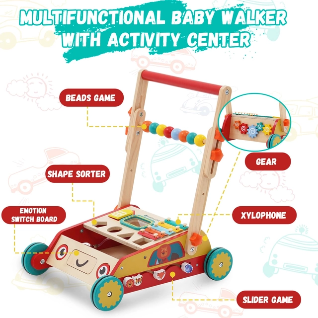 Wooden Baby Walker