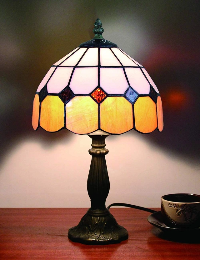 Tiffany Style Mediterranean Table Lamp 