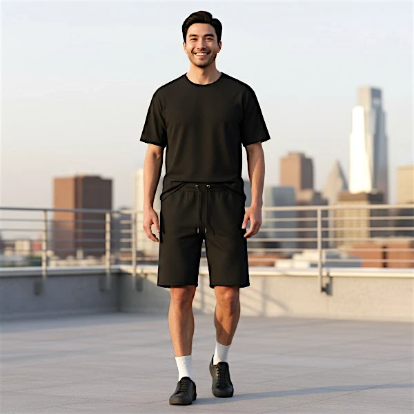 Men's Black Shorts - 2 Pack