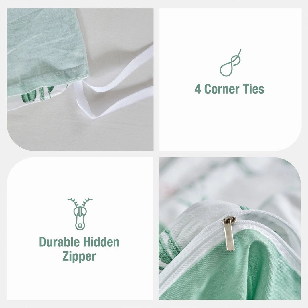 Lekesky King Size Duvet Cover Sets 