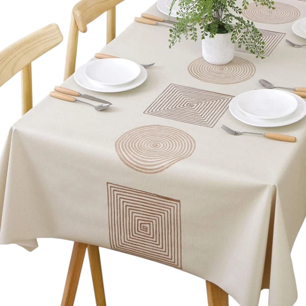 Plenmor Table Cloth Wipeable Tablecloth 