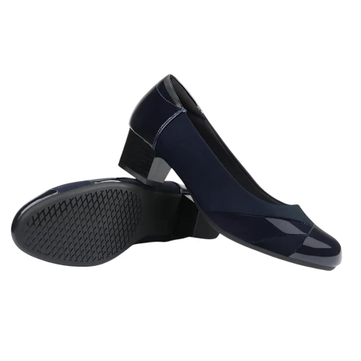 Ortho+rest Women Bunion Court Shoes Low Heel Orthopedic Slip on Loafers 