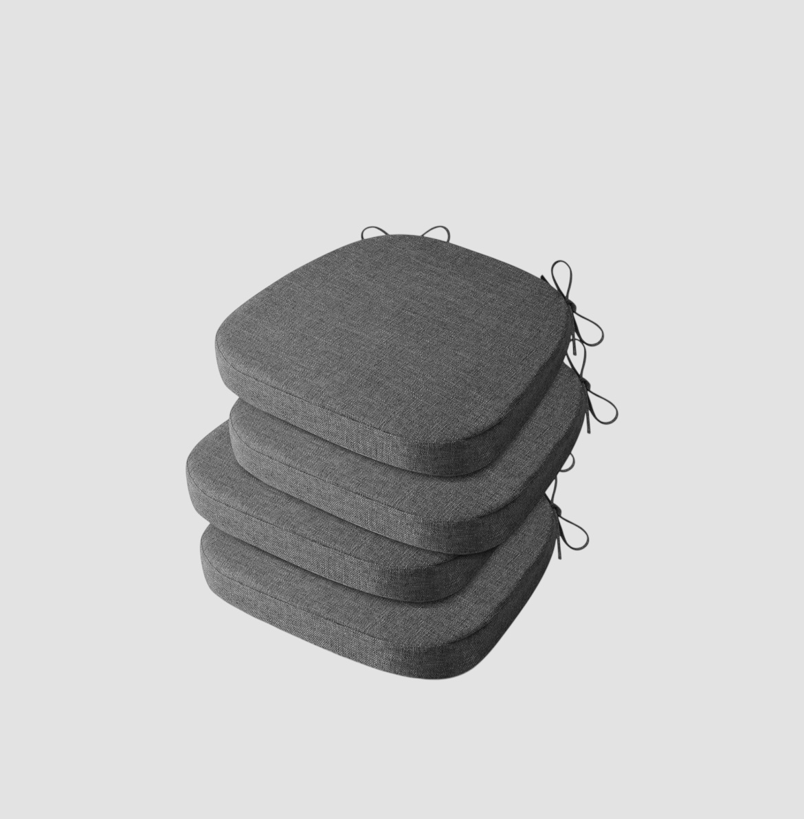 AddGrace Set of 4 Chair Cushions 