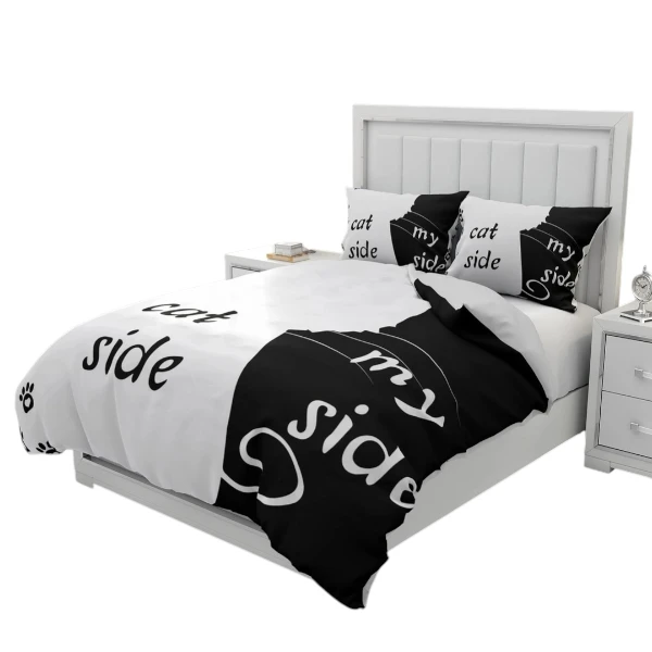UGZDEA Pet Side and My Side Duvet Cover Sets