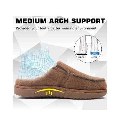 ONCAI Slippers for Men with Arch Support