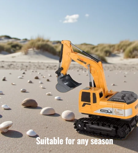 Remote Control Excavator Toy RC Digger Truck Construction Vehicle 