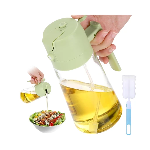 Fenter Oil Spray Bottle, 2 in 1 Oil Dispenser and Sprayer