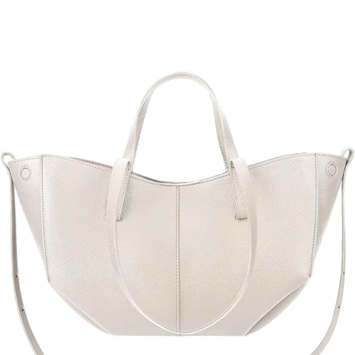 ACUYE Leather Tote Bag for Women Crescent Shoulder Purse