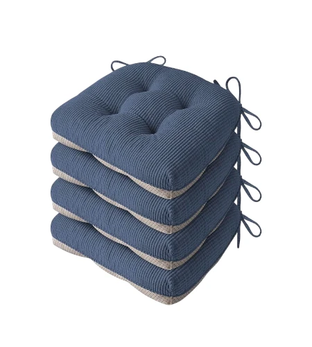 Indoor Chair Cushions Non-Slip Tufted Seat Pads 