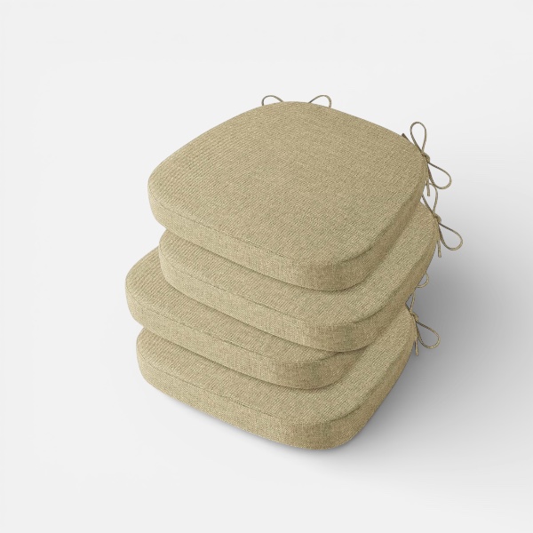 AddGrace Set of 4 Chair Cushions