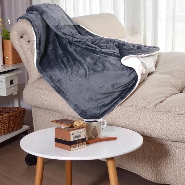 Proaller Electric Heated Throw Blanket For Sofa