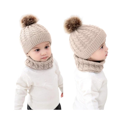 Yolispa Baby Winter Hat and Snood Set