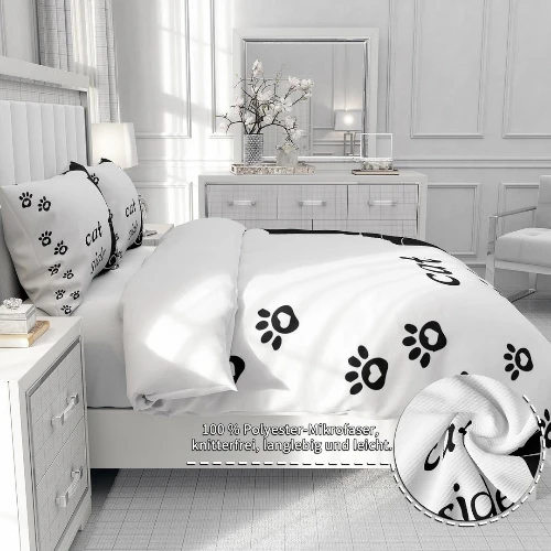 UGZDEA Pet Side and My Side Duvet Cover Sets