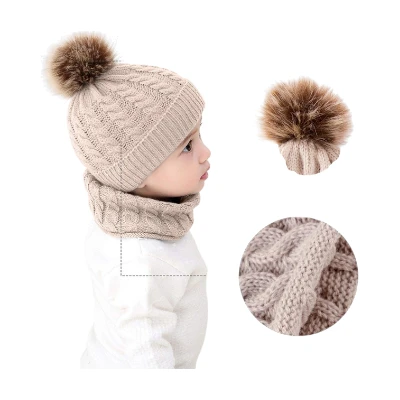 Yolispa Baby Winter Hat and Snood Set