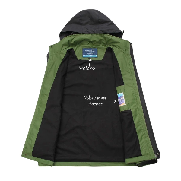 YSENTO Men's Lightweight Waterproof Jacket 