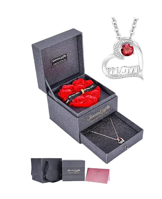 IMMORROSA Eternal Preserved Rose Box Gift for Mom