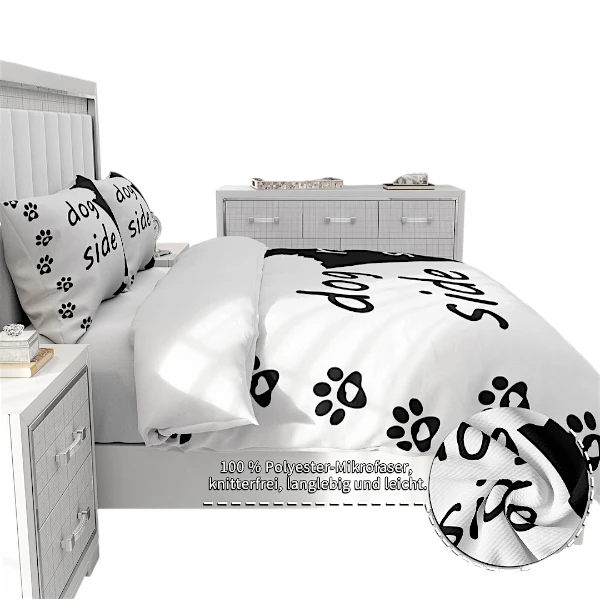 UGZDEA Pet Side and My Side Duvet Cover Sets